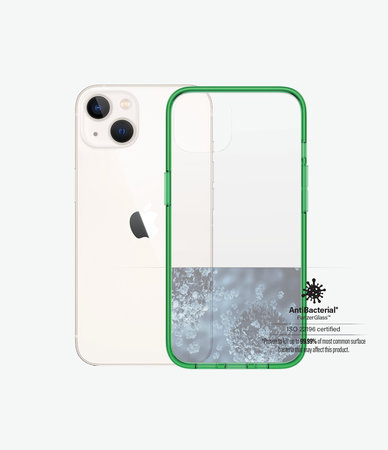 PanzerGlass - Caz ClearCaseColor AB pentru iPhone 13, lime