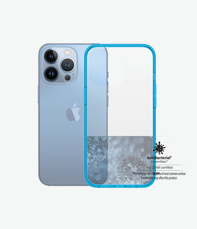 PanzerGlass - Caz ClearCaseColor AB pentru iPhone 13 Pro, bondi blue