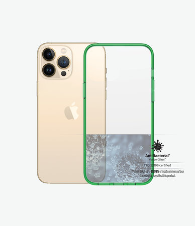 PanzerGlass - Caz ClearCaseColor AB pentru iPhone 13 Pro Max, lime