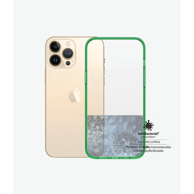 PanzerGlass - Caz ClearCaseColor AB pentru iPhone 13 Pro Max, lime