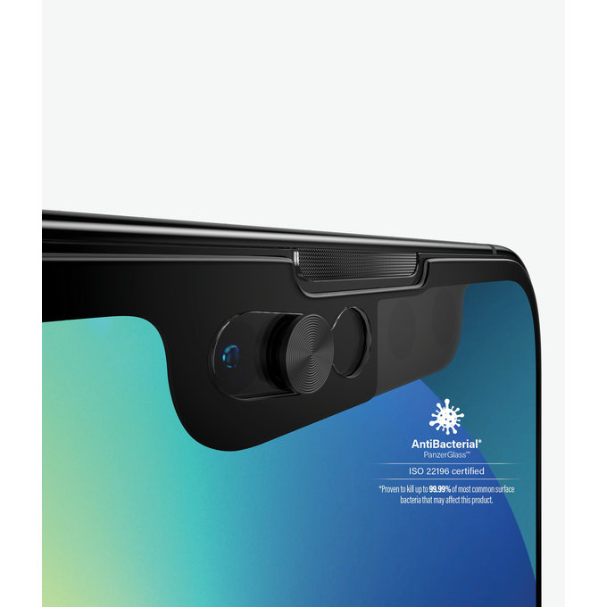 PanzerGlass - Geam Securizat Case Friendly CamSlider AB pentru iPhone 13, 13 Pro & 14, negru