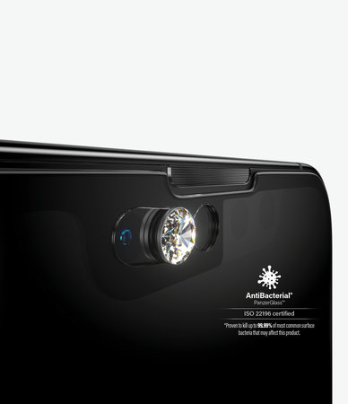 PanzerGlass - Sticlă securizată Case Friendly CamSlider Swarovski AB pentru iPhone 13 Pro Max, negru