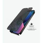 PanzerGlass - Geam Securizat Case Friendly Privacy AB pentru iPhone 13, 13 Pro, 14 & 16e, negru