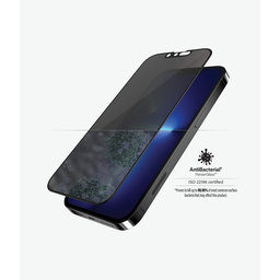PanzerGlass - Geam Securizat Case Friendly Privacy AB pentru iPhone 13 Pro Max & 14 Plus, negru