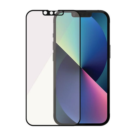 PanzerGlass - Geam Securizat Case Friendly Anti-Bluelight AB pentru iPhone 13, 13 Pro & 14, negru