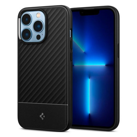 Spigen - Caz Core Armor pentru iPhone 13 Pro Max, negru