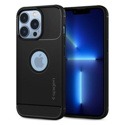 Spigen - Carcasă Rugged Armor pentru iPhone 13 Pro, negru
