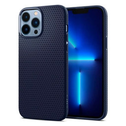 Spigen - Caz Liquid Air pentru iPhone 13 Pro, albastru