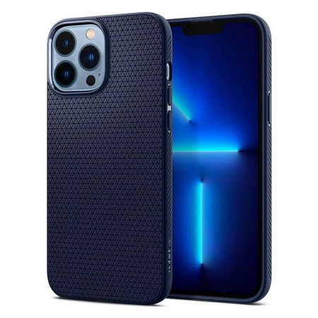 Spigen - Carcasă Liquid Air pentru iPhone 13 Pro, albastru