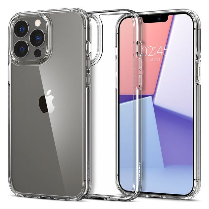 Spigen - Husă Ultra Hybrid pentru iPhone 13 Pro, transparentă