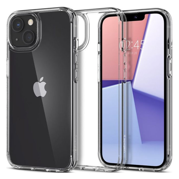 Spigen - Husă Ultra Hybrid pentru iPhone 13, transparentă