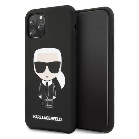 Karl Lagerfeld - Husă Iconic pentru iPhone 11 Pro, negru
