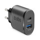 SBS - 10W Adaptor de încărcare USB, USB-C, negru