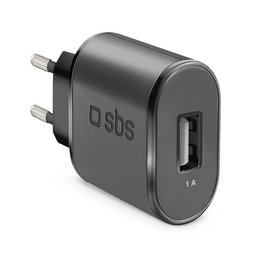 SBS - 5W Adaptor de încărcare USB, negru