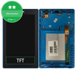 Lenovo TAB 3 TB3-710F - Ecran LCD + Sticlă Tactilă + Ramă (Blue) TFT