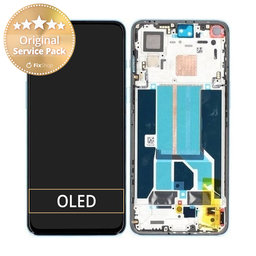 OnePlus Nord 2 5G - Ecran LCD + Sticlă Tactilă + Ramă (Blue Haze) - 2011100359 Genuine Service Pack