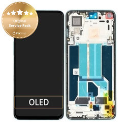 OnePlus Nord 2 5G - Ecran LCD + Sticlă Tactilă + Ramă (Grey Sierra) - 2011100360 Genuine Service Pack