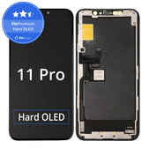Ecran Hard OLED pentru iPhone 11 Pro, Sticlă tactilă cu ramă, FixPremium