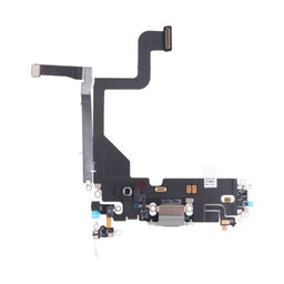 Apple iPhone 13 Pro - Conector de Încărcare + Cablu Flex (Silver)
