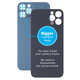 Apple iPhone 13 Pro Max - Sticlă Carcasă Spate cu Orificiu Mărit pentru Cameră (Blue)