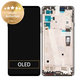 Motorola Edge 20 XT2143 - Ecran LCD + Sticlă tactilă + Ramă (Frostred Grey) - 5D68C19192 Genuine Service Pack