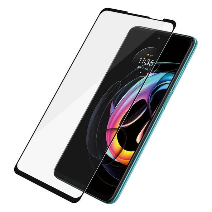 PanzerGlass - Geam securizat Case Friendly pentru Motorola Edge 20 Lite, negru