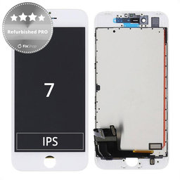 Apple iPhone 7 - Ecran LCD + Sticlă Tactilă + Ramă (White) Refurbished PRO