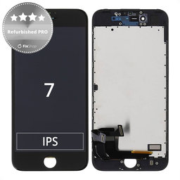 Apple iPhone 7 - Ecran LCD + Sticlă Tactilă + Ramă (Black) Refurbished PRO