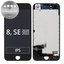 Apple iPhone 8, SE (2020), SE (2022) - Ecran LCD + Sticlă Tactilă + Ramă (Black) Refurbished PRO