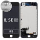 Apple iPhone 8, SE (2020), SE (2022) - Ecran LCD + Sticlă Tactilă + Ramă (Black) Refurbished PRO