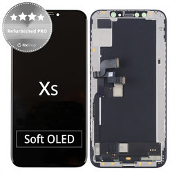 Apple iPhone XS - Ecran LCD + Sticlă Tactilă + Ramă Refurbished PRO