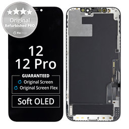 Apple iPhone 12, 12 Pro - Ecran LCD + Sticlă Tactilă + Ramă Original Refurbished PRO