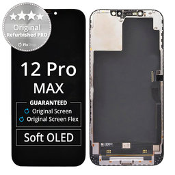 Apple iPhone 12 Pro Max - Ecran LCD + Sticlă Tactilă + Ramă Original Refurbished PRO