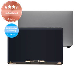 Apple MacBook Pro 15" A1990 (2018 - 2019) - Ecran LCD + Sticlă Frontală + Carcasă Spate (Space Gray) Refurbished