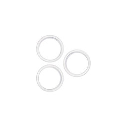 Apple iPhone 13 Pro, 13 Pro Max - Ramă Diapozitiv Cameră (Silver)
