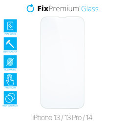 FixPremium Glass - Geam securizat pentru iPhone 13, 13 Pro & 14