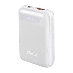 SBS - Baterie externă - PowerBank 10000 mAh, USB/USB-C PD 20 W, alb