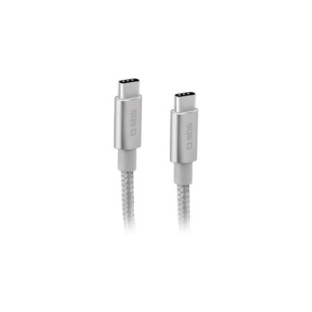 SBS - USB-C / USB-C Cablu (1.8m), gri