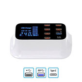 Asometech Model E - Statie de incarcare USB (USB 3.0, USB-C)