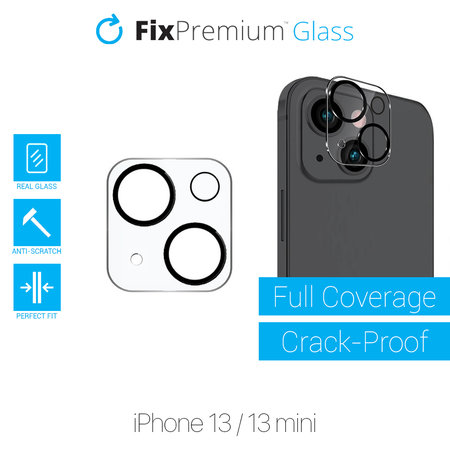 FixPremium Glass - Geam securizat a camerei din spate pentru iPhone 13 & 13 mini