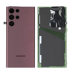 Samsung Galaxy S22 Ultra S908B - Carcasă Baterie (Burgundy) - GH82-27457B Genuine Service Pack