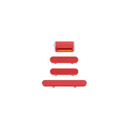 Apple iPhone 13, 13 Mini - Butoane Laterale (Red)