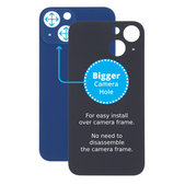 Apple iPhone 13 Mini - Sticlă Carcasă Spate cu Orificiu Mărit pentru Cameră (Blue)