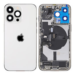 Apple iPhone 13 Pro - Carcasă Spate cu Piese Mici (Silver)