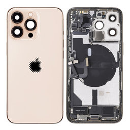 Apple iPhone 13 Pro - Carcasă Spate cu Piese Mici (Gold)