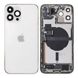 Apple iPhone 13 Pro Max - Carcasă Spate cu Piese Mici (Silver)