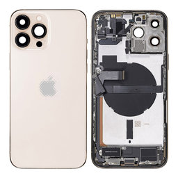 Apple iPhone 13 Pro Max - Carcasă Spate cu Piese Mici (Gold)