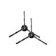 Xiaomi Mi Robot Vacuum Mop-series, Roborock-series, Xiaowa-series - Perie laterală (Negru) - 2buc