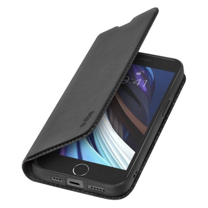 SBS - Caz Book Wallet Lite pentru iPhone 7, 8, SE 2020 & SE 2022, negru