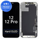 Ecran Hard OLED pentru iPhone 12, 12 Pro, Sticlă tactilă cu ramă, FixPremium